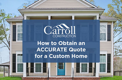 Obtain an accurate quote on construction