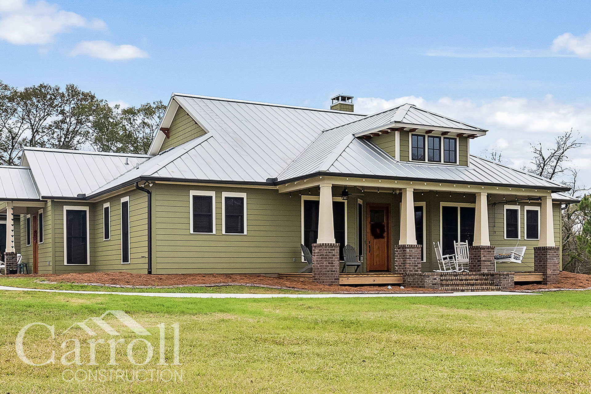 Craftsman-style front elevation – Benham Family