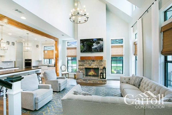 Living Room Den - Rash Family Home Construction